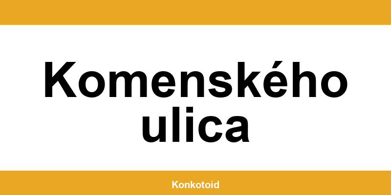 Kontakt na VÚB banku a bankomat v Komenského ulica