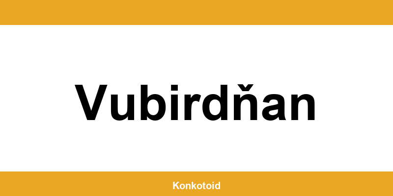Kontakt na VÚB banku a bankomat v Vubirdňan