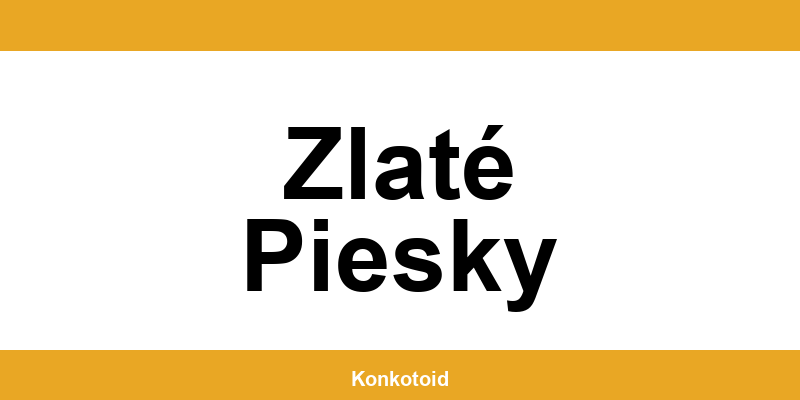 Kontakt na VÚB banku a bankomat v Zlaté Piesky